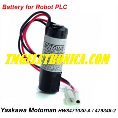 HW8471030-A / 479348-2 - Bateria YASKAWA MOTOMAN Robotics Battery for industrial robots, Batteries Lithium Back-up - PLC, CNC, IHM, Machines - HW8471030-A / 479348-2- Batt. Yaskawa Motoman